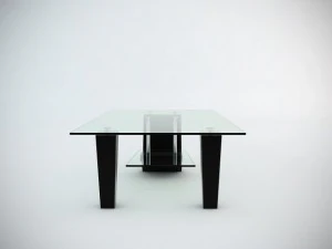 glass center table 3D Model