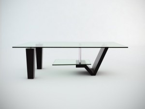 glass center table 3D Model