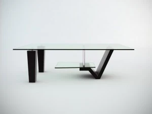glass center table 3D Model