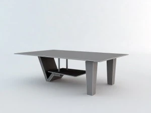 glass center table 3D Model