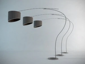 bayrak zemin lambası 3D Model