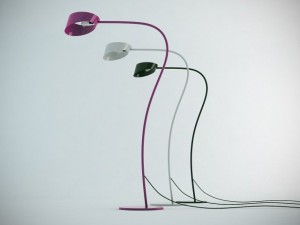 little flag floor lamp 3D Model