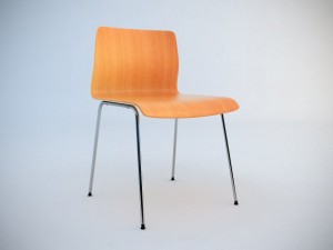 bentwood chair lb Modelo 3D