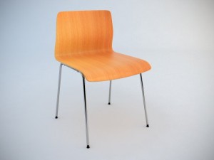 bentwood chair lb Modelo 3D