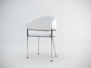 visitor chair 3D 모델