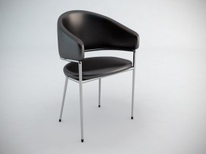 visitor chair 3D 모델