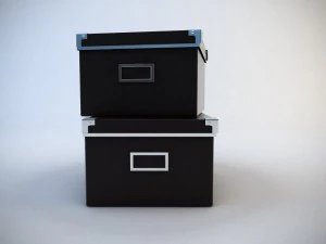 kassett ikea cddvd box 3D Model