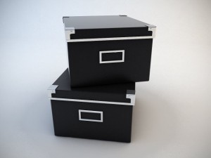 kassett ikea cddvd box 3D 模型