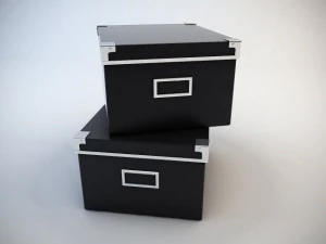 kassett ikea cddvd box 3D Model