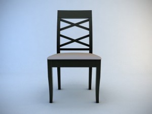 colombo dining chair Modello 3D