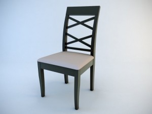 colombo dining chair Modello 3D
