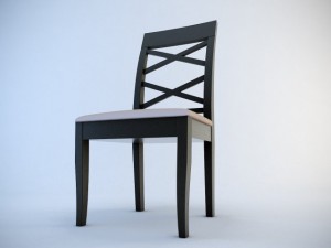 colombo dining chair Modello 3D