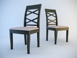 colombo dining chair Modello 3D