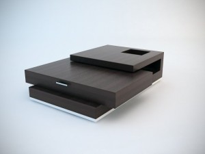 trio contemporary coffee table Modelo 3D