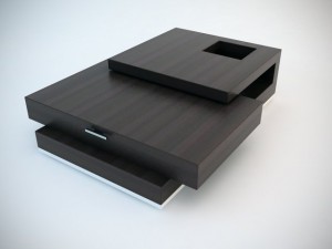 trio contemporary coffee table Modelo 3D