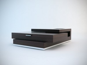 trio contemporary coffee table Modelo 3D