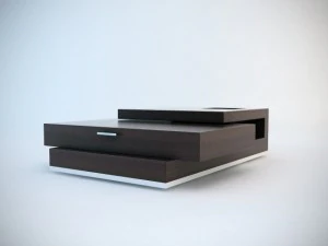 trio contemporary coffee table 3D Model