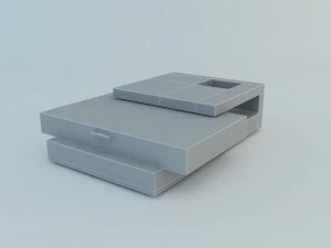 trio contemporary coffee table 3D Model