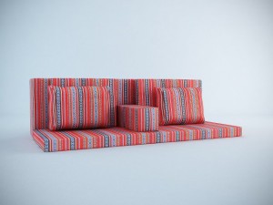 arabic seating Model 3D