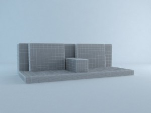 arabic seating Model 3D