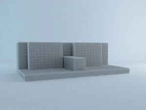 arabic seating 3D Model