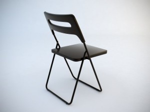 ikea nisse folding chair 3D-Modell