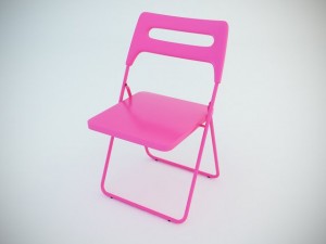 ikea nisse folding chair 3D-Modell