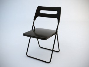 ikea nisse folding chair 3D-Modell