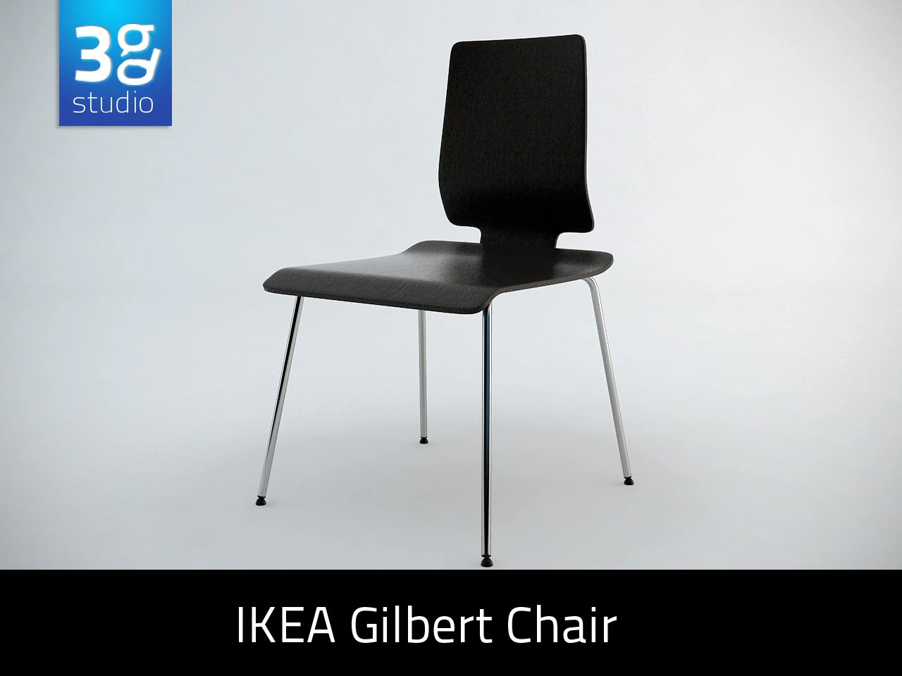 ikea gilbert chair 3D Model .c4d .max .obj .3ds .fbx .stl .blend 