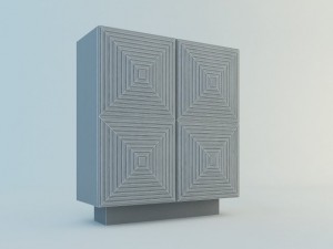 armani bach cocktail cabinet 3D मॉडल