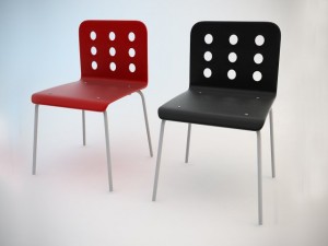ikea jules visitors chair 3D 模型