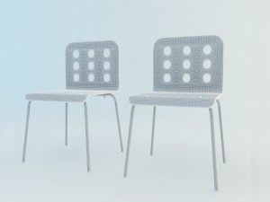 ikea jules visitors chair 3D 模型