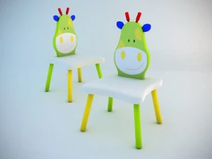 giraffe chair 3D Model