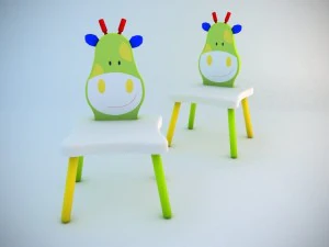 giraffe chair 3D Model