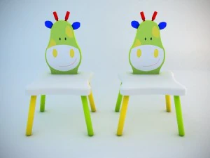 giraffe chair 3D Model