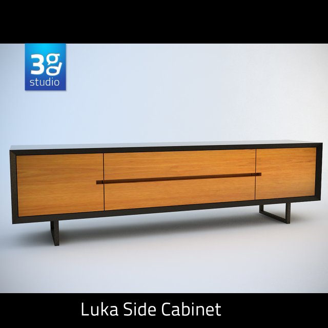 luka side cabinet Modelo 3D .c4d .max .obj .3ds .fbx .stl .blend 