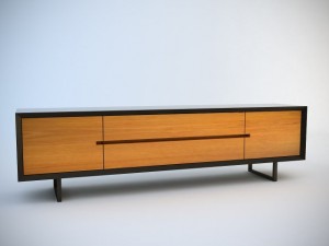 luka side cabinet Modelo 3D