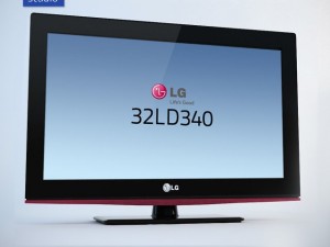 lg 32ld340 lcd tv Modelo 3D