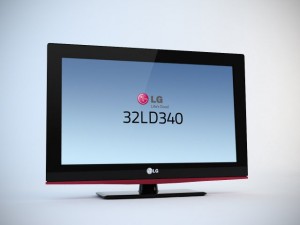 lg 32ld340 lcd tv Modèle 3D