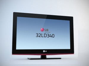 lg 32ld340 lcd tv Modèle 3D