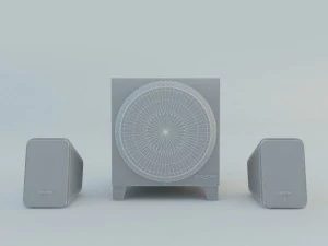 creative inspire s2 speaker 3D Model