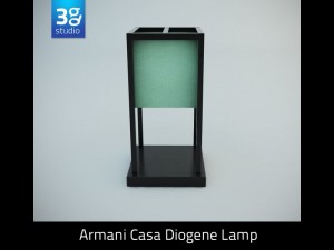 armani casa diogene lamp 3D Model