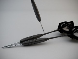 john lowe black titanium dart Model 3D