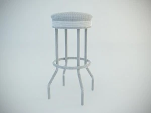 retro bar stool 3D Model
