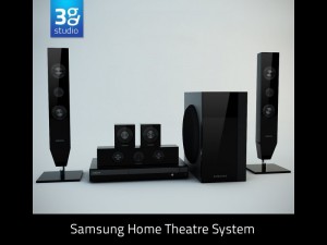 samsung d453 home theatre system Modelo 3D