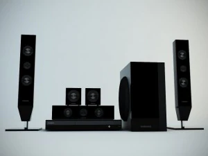 samsung d453 home theatre system 3D Model