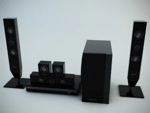 samsung d453 home theatre system 3D Model