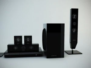 samsung d453 home theatre system 3D Model