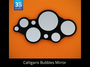 カリガリスの泡ミラー 3Dモデル