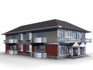 villa 008 3D Model